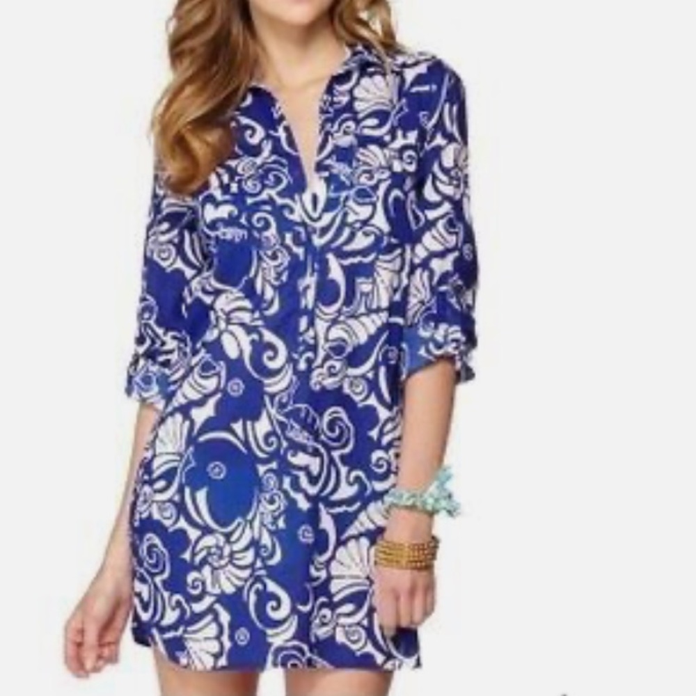 Lilly Pulitzer Captiva Tunic Cover-Up in Size S